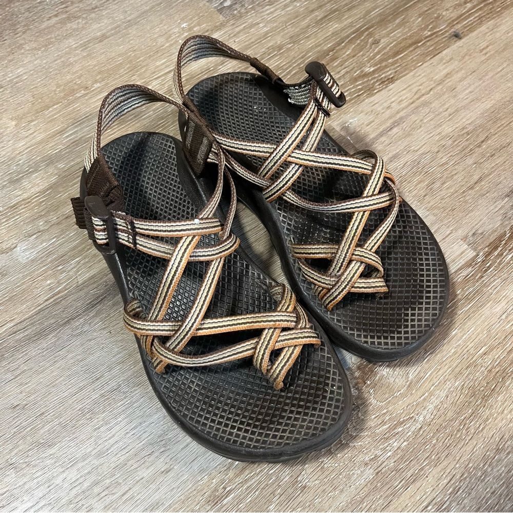 Chacos Strappy Brown Sandals